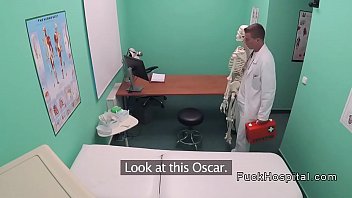 Doctor surprised by sexy slim patient