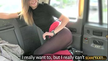 Cute brunette lady pays anal sex to the driver for taxi fare