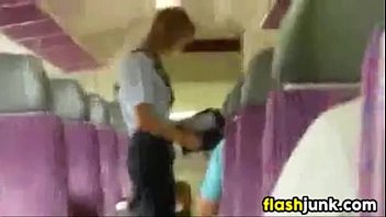 Cute Flasher Takes A Ride On The Train
