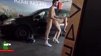 A young couple fucking and enjoying in a parking place ADR0490