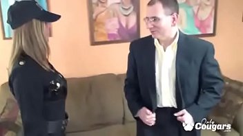 Busty Cop Gives Up The Pussy