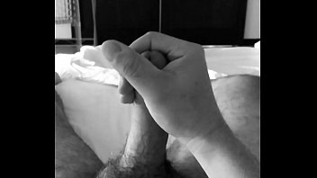 Cumming in hotel room at beach