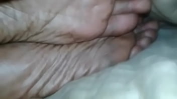 Co worker cute sleepy feet