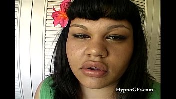 Crazy Hypnotized Venezula girl sucks dick and cleans house