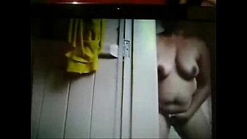 Hidden cam catches my horny mom fingering in shower