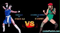 Nasty Hot Lesbos (Christen Courtney & Rina Ellis) In Hard Punish Games On Cam mov-13